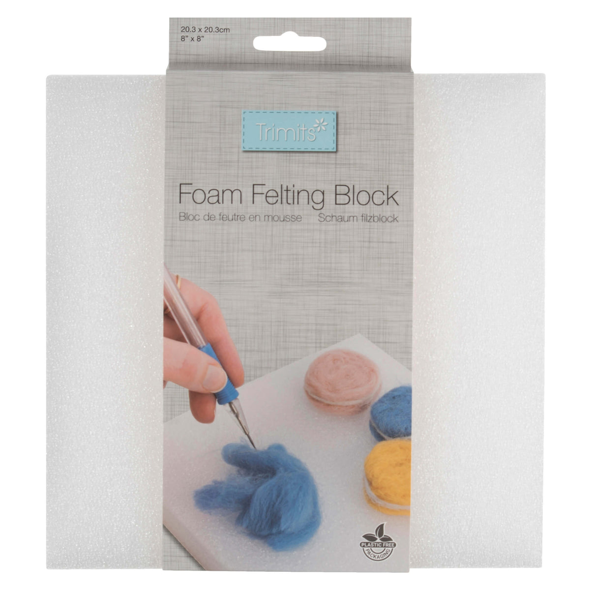 Needle Felting Foam for 2d 3d needle felting The Woolly Brew