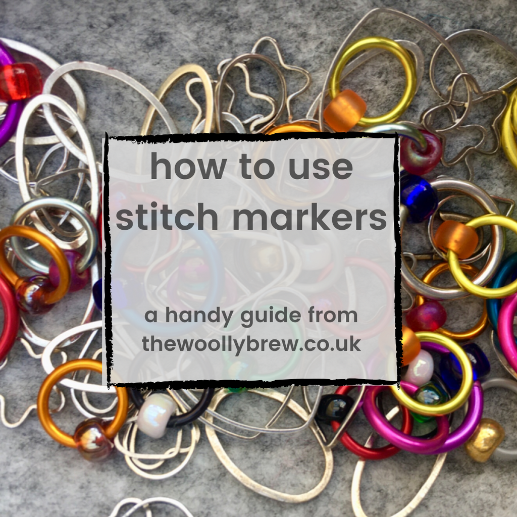 how to use stitch markers...