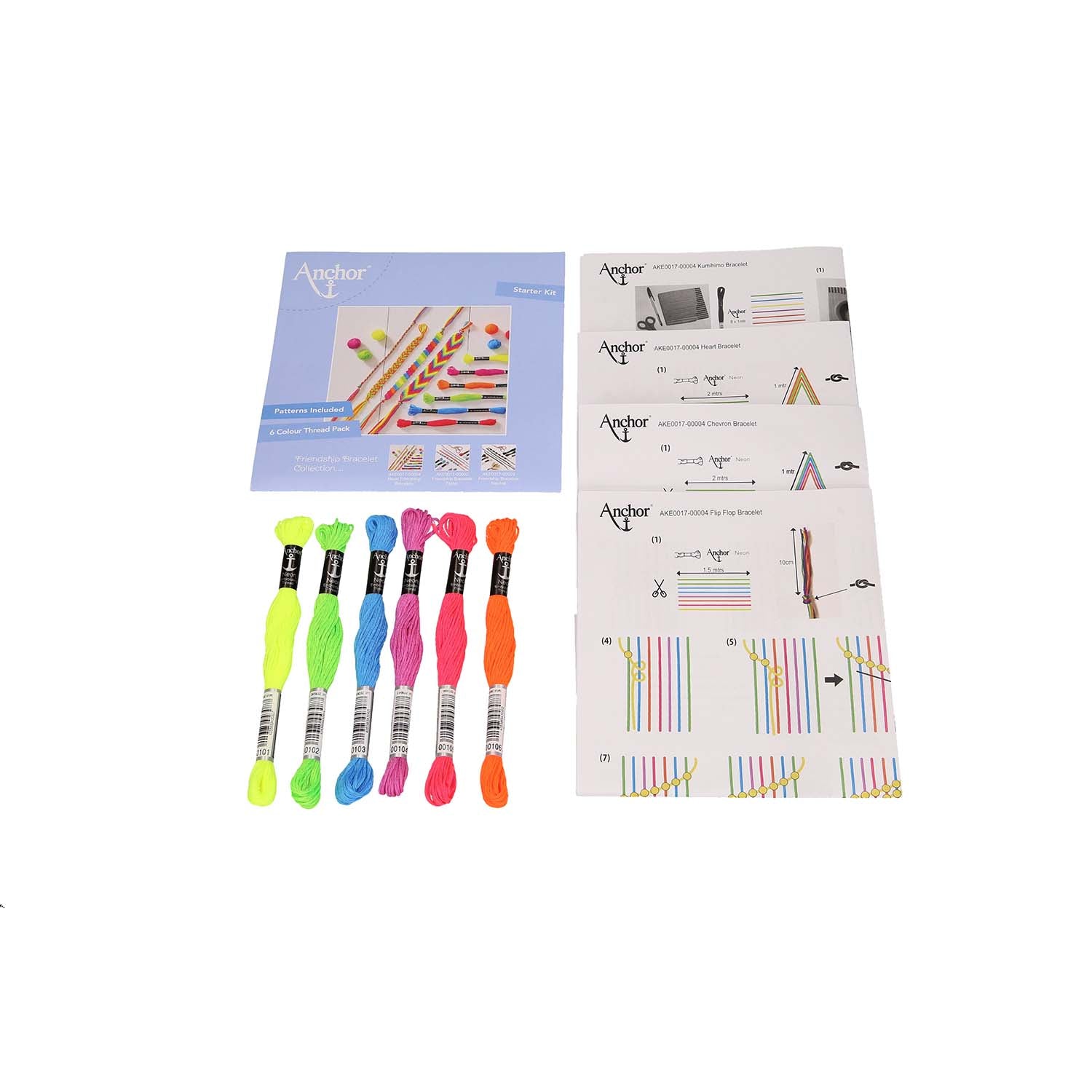 Neon Friendship Bracelet Kit by Creatology™