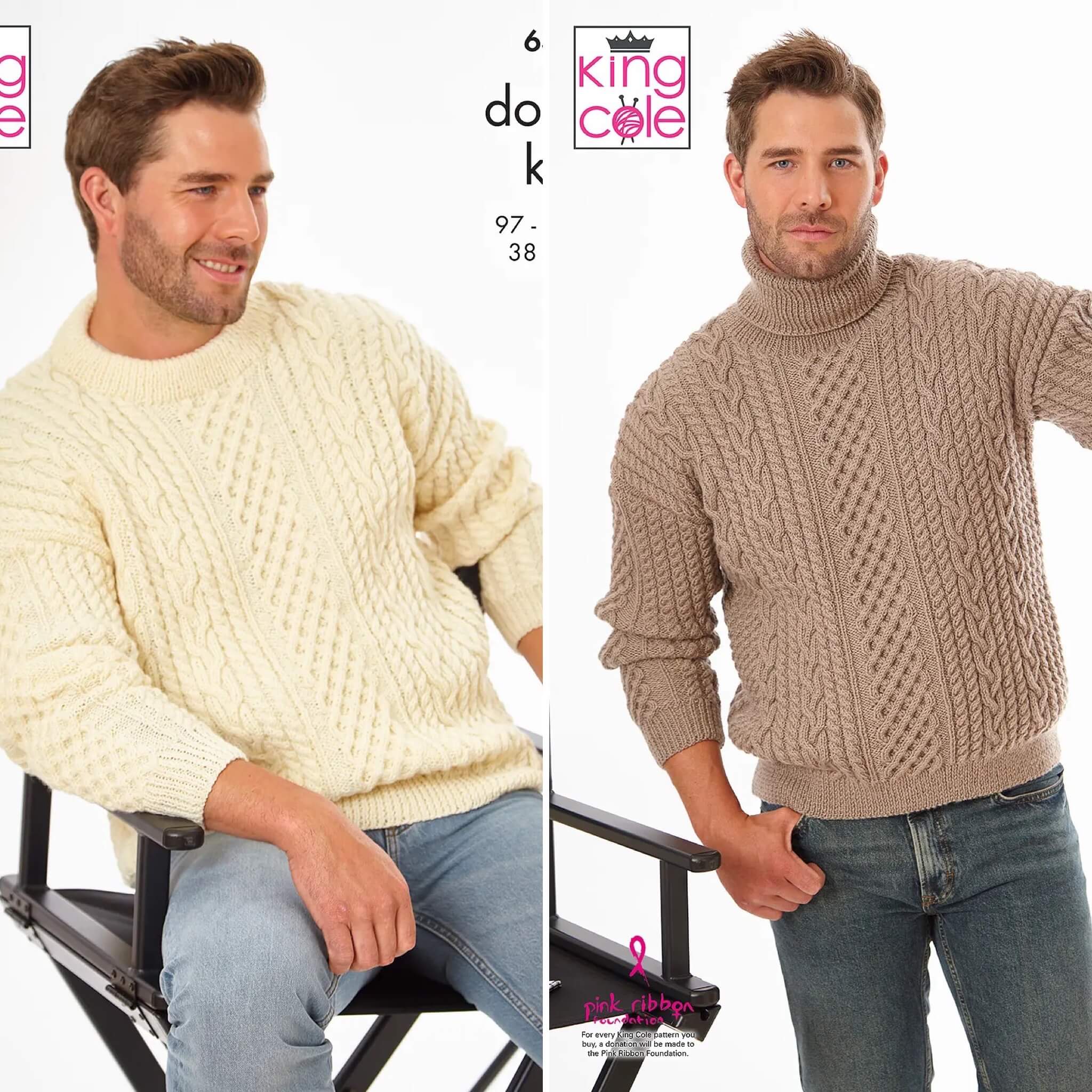 King Cole knitting patterns DK for women and men – The Woolly Brew