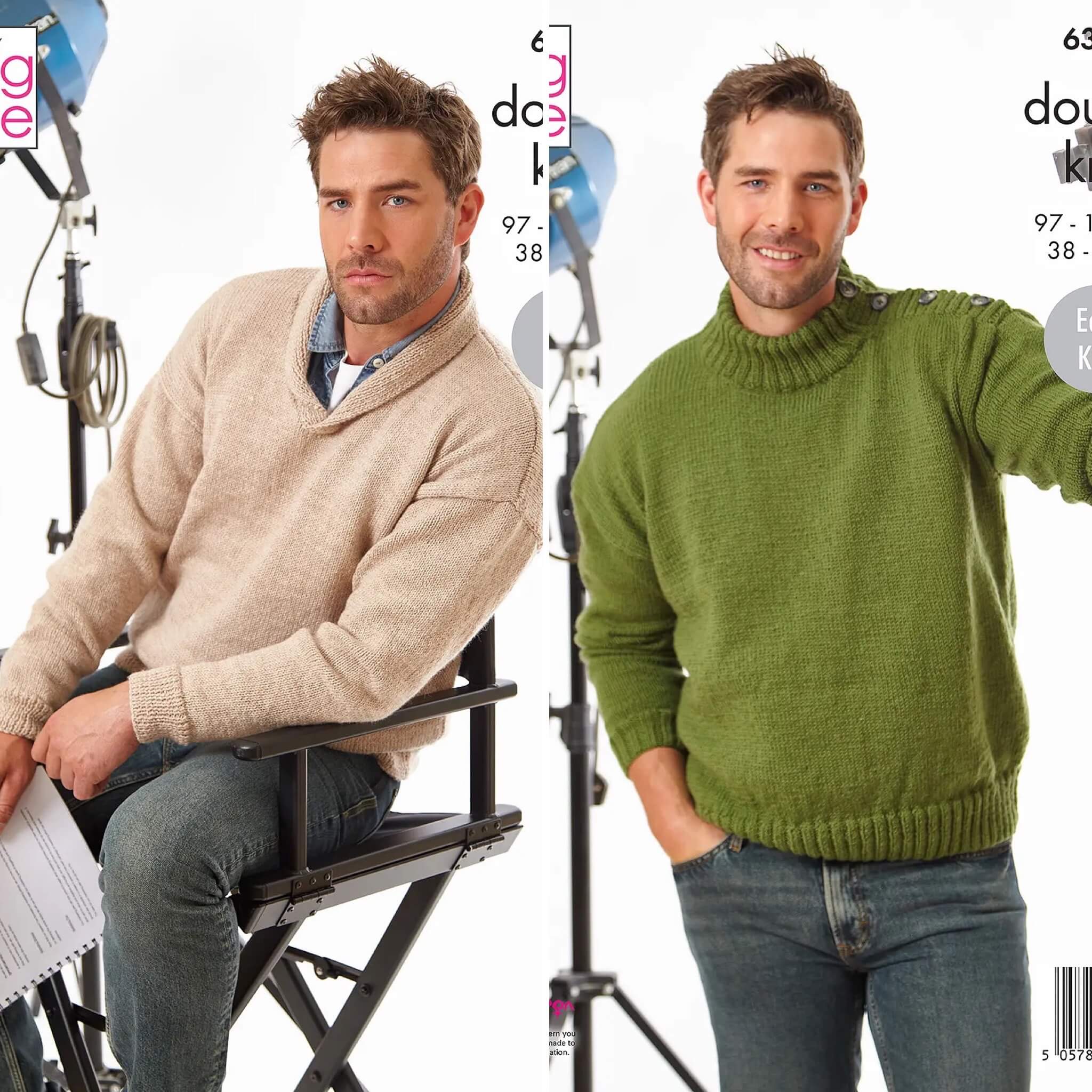 King Cole knitting patterns DK for women and men – The Woolly Brew