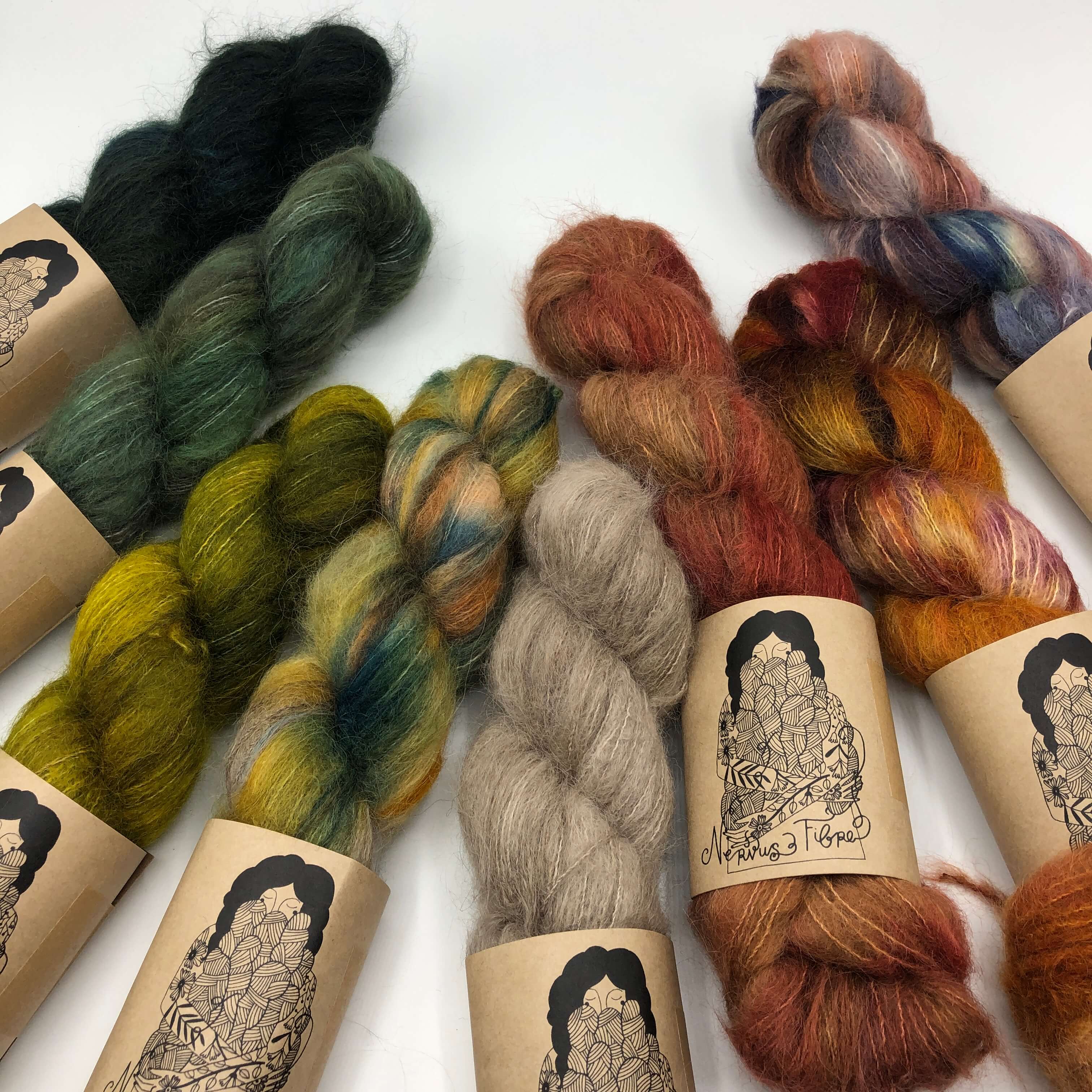 from Scotland Nervus Fibre hand dyed suri alpaca silk laceweight – The Woolly  Brew