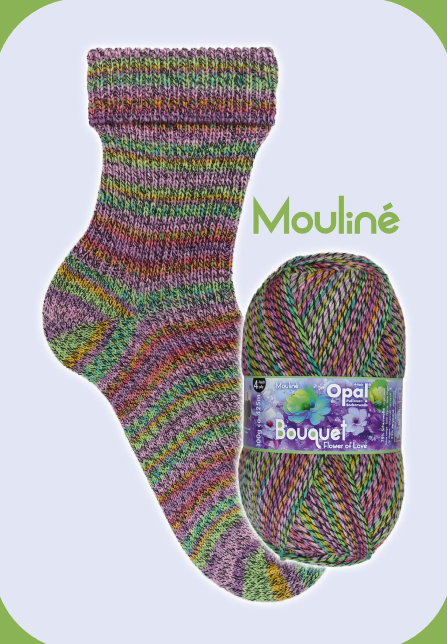 Opal Bouquet Mouline 4ply