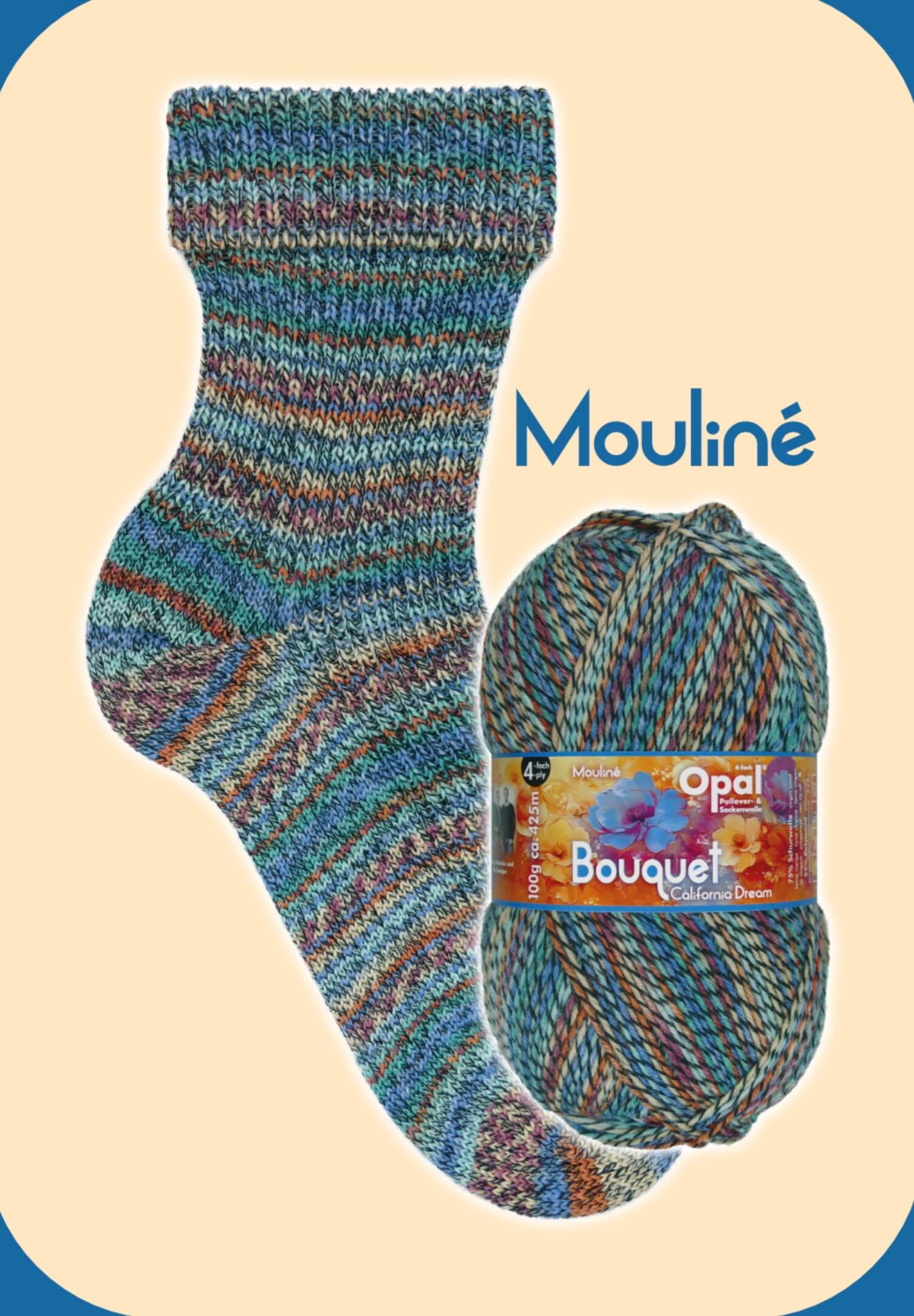 Opal Bouquet Mouline 4ply