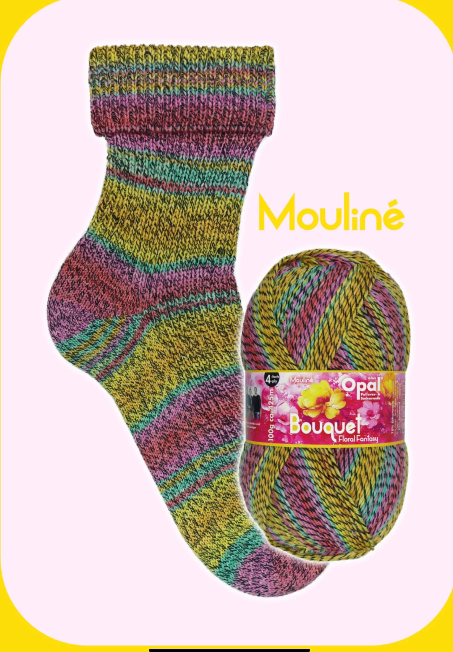 Opal Bouquet Mouline 4ply