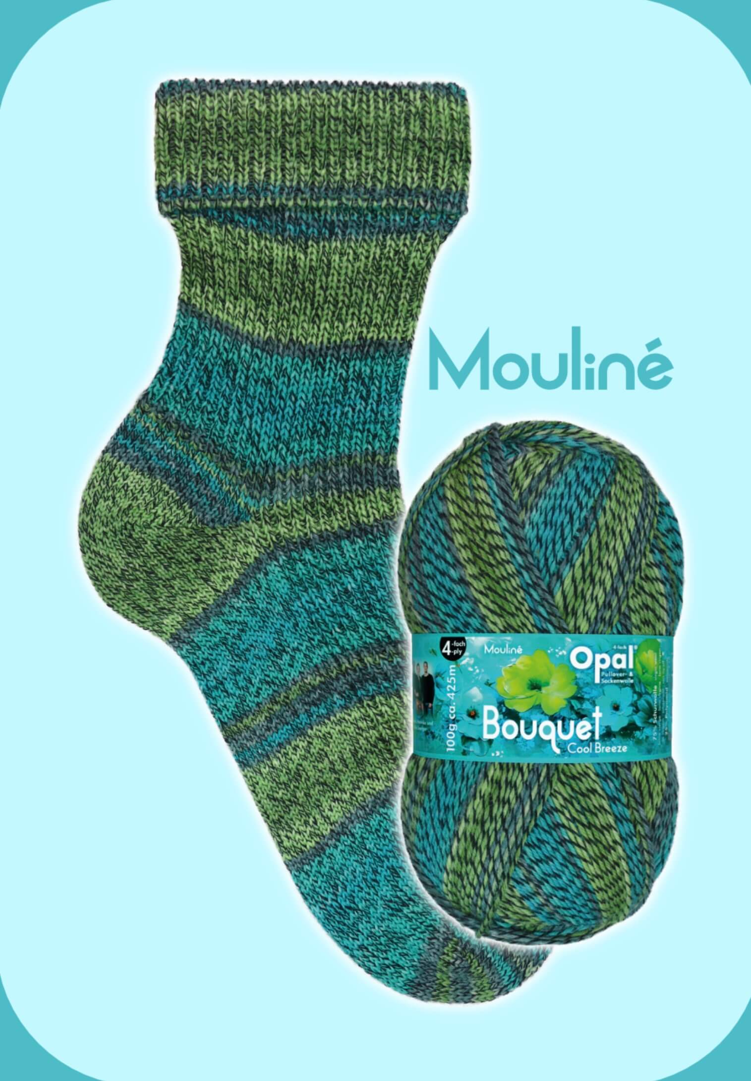 Opal Bouquet Mouline 4ply