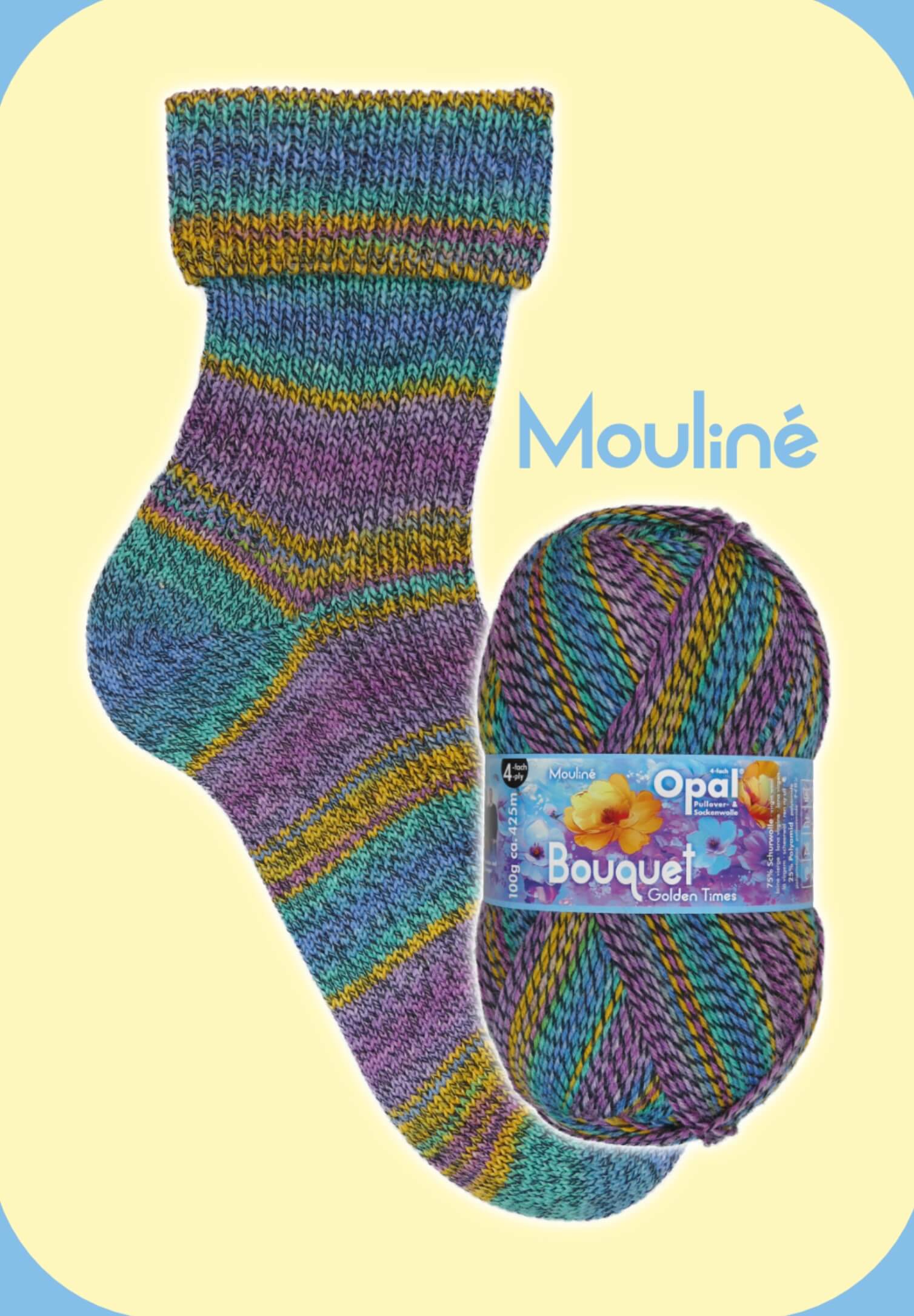 Opal Bouquet Mouline 4ply
