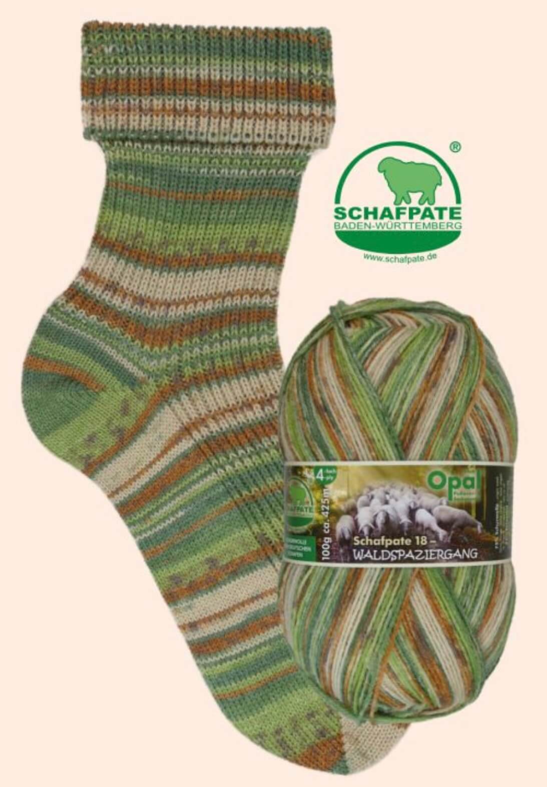 Opal Schafpate 18 4ply