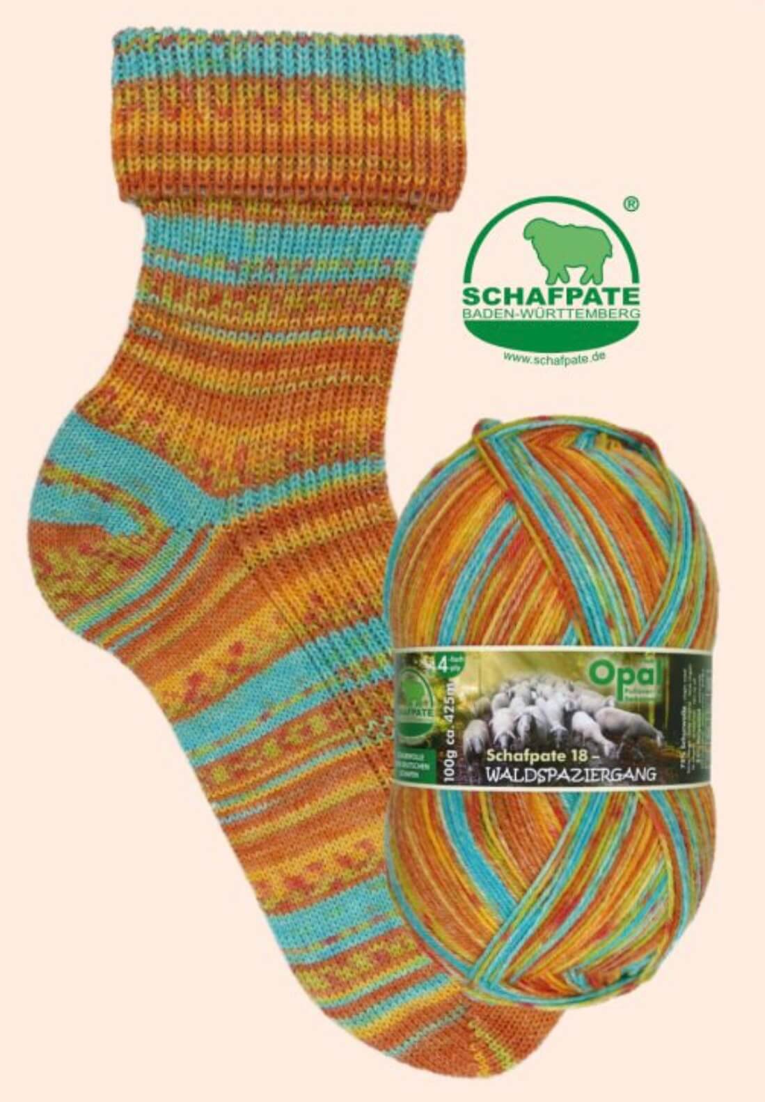 Opal Schafpate 18 4ply
