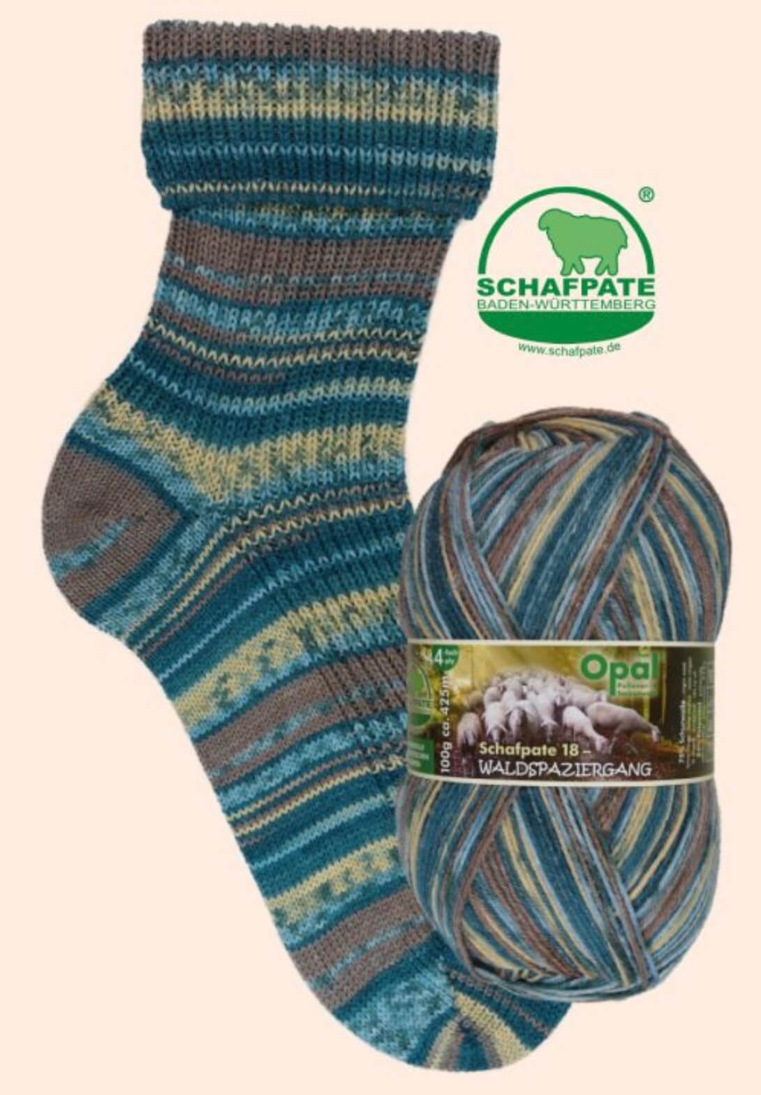 Opal Schafpate 18 4ply