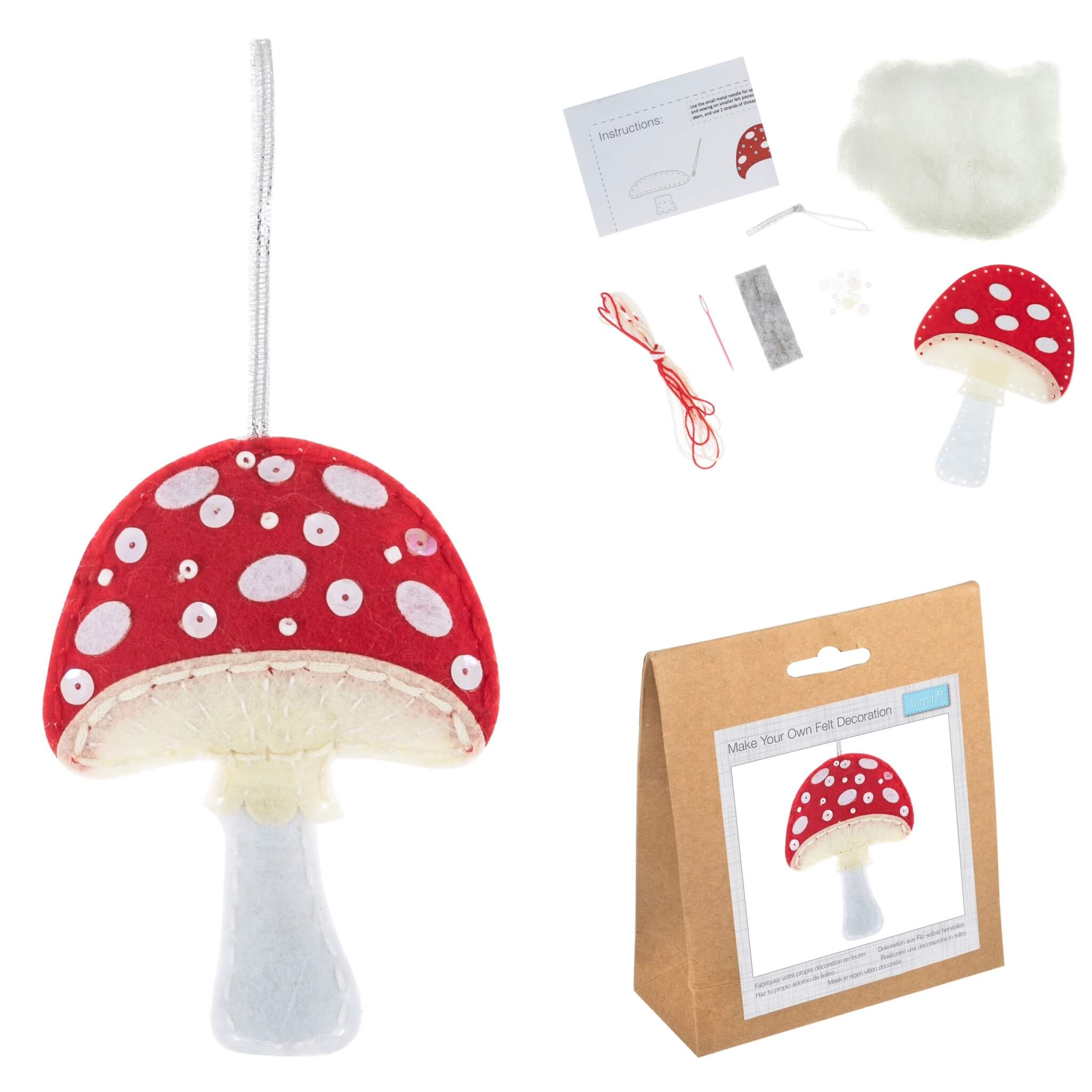 Trimits Felt Decoration Kit: Hen