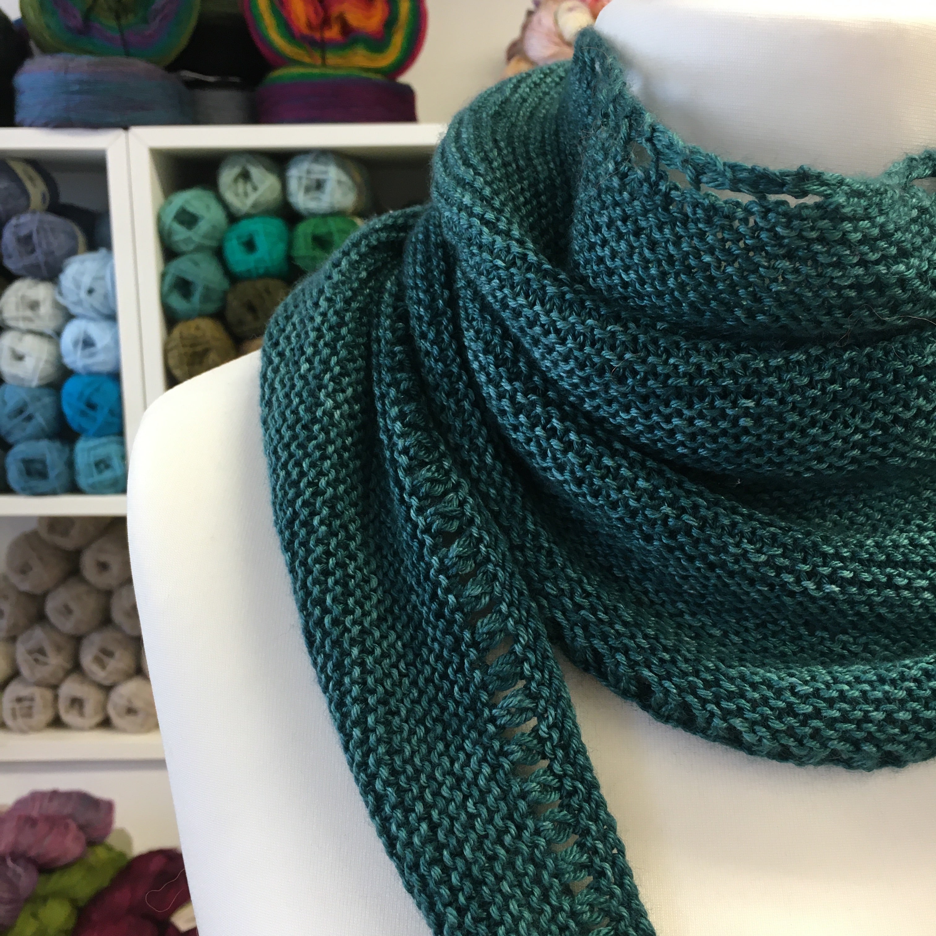 The Fall Shawlette is on our blog ready for you to cast on. The