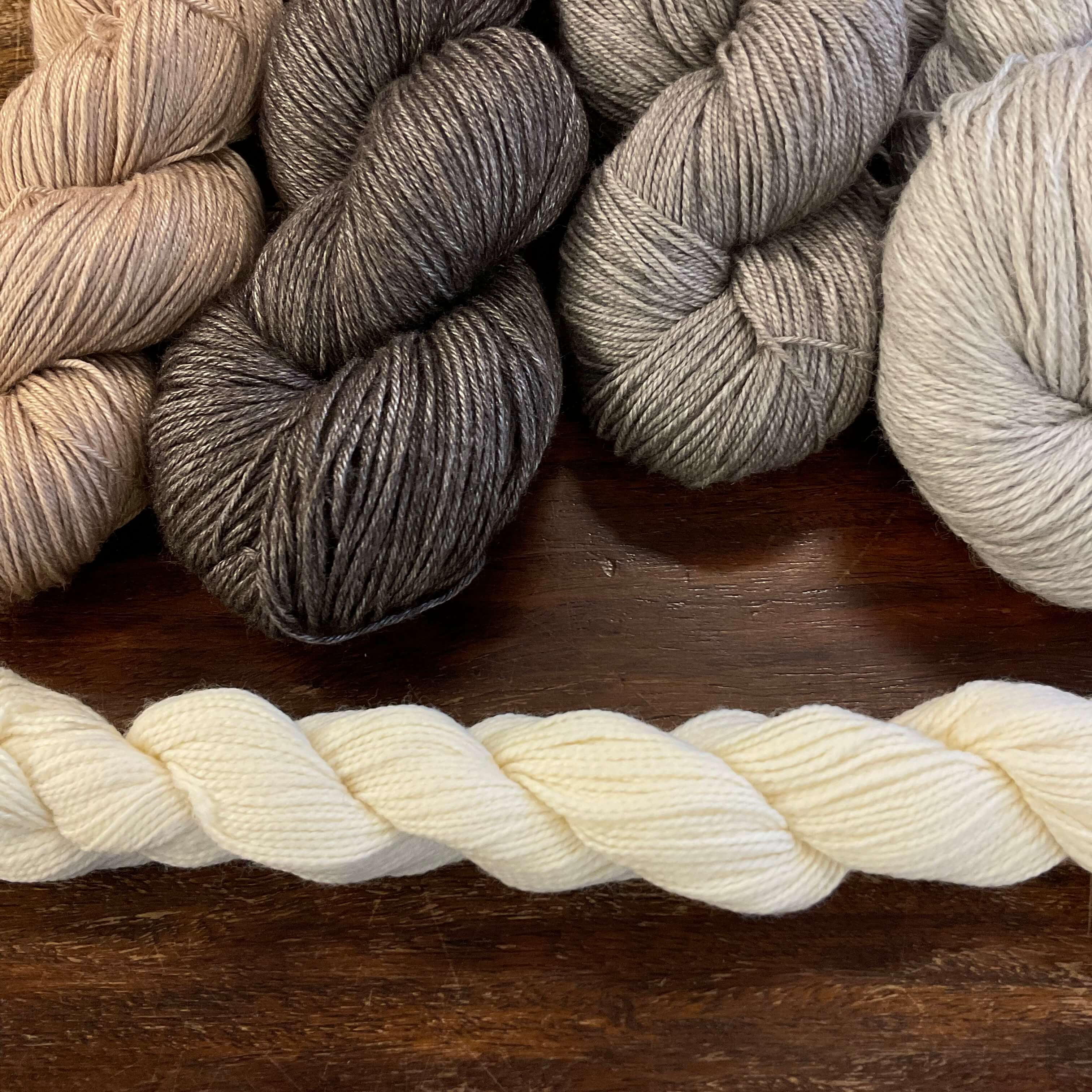 Undyed Collection of 4ply yarns from Chester Wool – The Woolly Brew